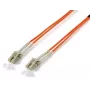 Equip LC/LC 62.5/125μm 1.0m InfiniBand/šviesolaidinis kabelis 1 m Oranžinis