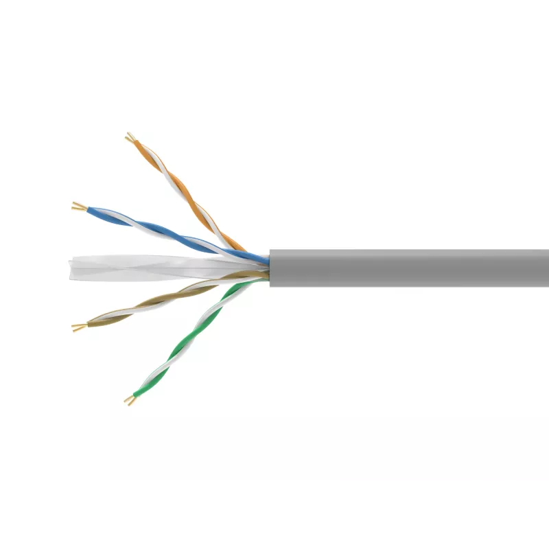 Equip 404537 tinklo kabelis, pilkas, 305 m, Cat6 U/UTP (UTP)