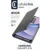 Cellularline Book - Galaxy A16 knygelės tipo dėklas su kortelių kišene ir magnetiniu užsegimu