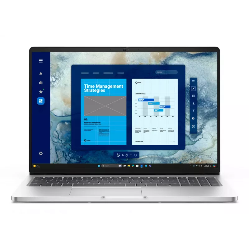 Nešiojamas kompiuteris DELL Pro PC16250 16 colių Intel Core Ultra 5 235U 16GB 512GB SSD Intel Graphics Windows 11 Pro