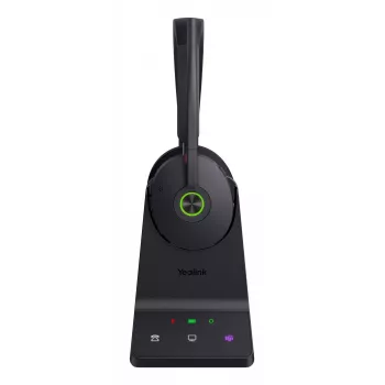Yealink WH68 UC laisvų rankų įranga, laidinis ir belaidis, 20 - 20000 Hz, skambučiams / muzikai, 155 g, ausinės, juodos