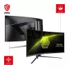 MSI MAG 345CQRDE kompiuterio monitorius 86,4 cm (34 col.) 3440 x 1440 pikselių „UltraWide Dual Quad HD“ juodos spalvos