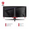 MSI MAG 345CQRDE kompiuterio monitorius 86,4 cm (34 col.) 3440 x 1440 pikselių „UltraWide Dual Quad HD“ juodos spalvos