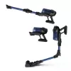 Rowenta RH98C0 2-in-1 lazdelinis dulkių siurblys, akumuliatorinis, sausas ir šlapias valymas, be maišelio, 0,9 l, 320 W, mėlyna, pilka