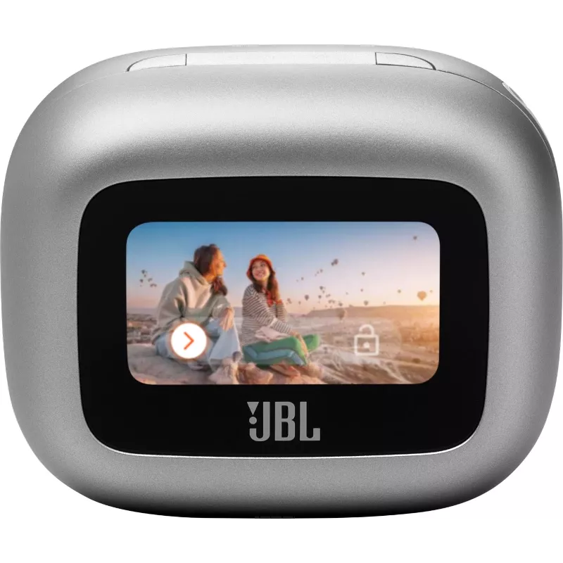 JBL Live Buds 3 ausinės belaidės į ausis įdedamos skambučiams / muzikai / sportui / kasdienai Bluetooth sidabrinės
