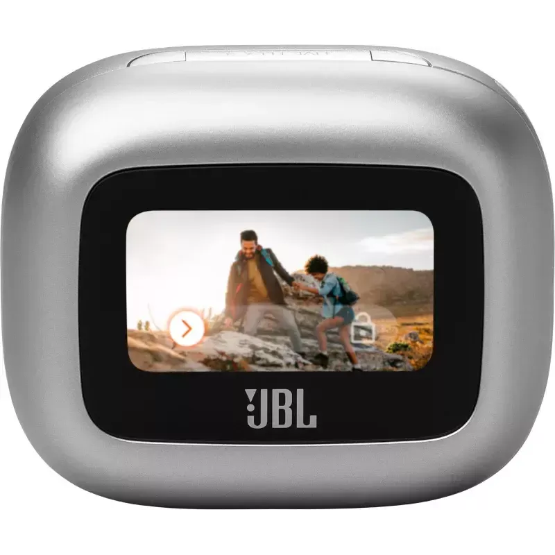 JBL Live Flex 3 Ausinės Belaidės Į ausis Skambučiai/Muzika/Sportas/Kasdieniniam naudojimui Sidabrinės