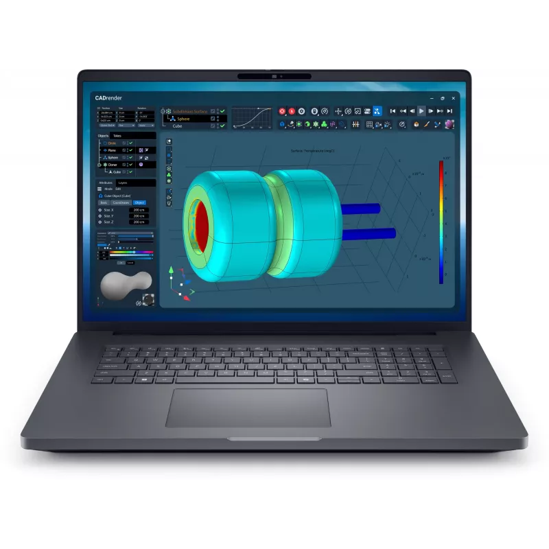 Mobilioji darbo stotis DELL Pro Max 18 Plus MB18250 18 colių Intel Core Ultra 9 32GB 1TB NVIDIA RTX PRO 3000 Windows 11 Pro