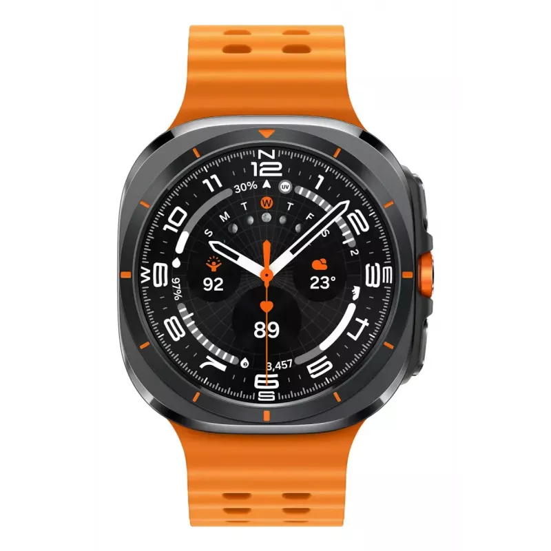 Samsung Galaxy Watch Ultra 3,81 cm (1,5 colio) AMOLED 47 mm Skaitmeninis 480 x 480 pikselių Liečiamas ekranas 4G Pilka Wi-Fi GPS (palydovas)