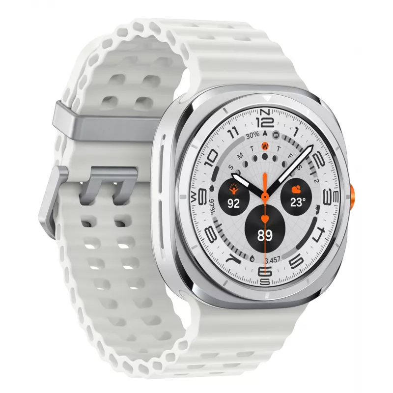 Samsung Galaxy Watch Ultra 3,81 cm (1,5 colio) AMOLED 47 mm Skaitmeninis 480 x 480 pikselių Liečiamas ekranas 4G Baltas Wi-Fi GPS (palydovas)