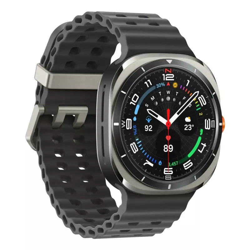 Samsung Galaxy Watch Ultra 3,81 cm (1,5 colio) AMOLED 47 mm Skaitmeninis 480 x 480 pikselių Liečiamas ekranas 4G Sidabrinis Wi-Fi GPS (palydovas)