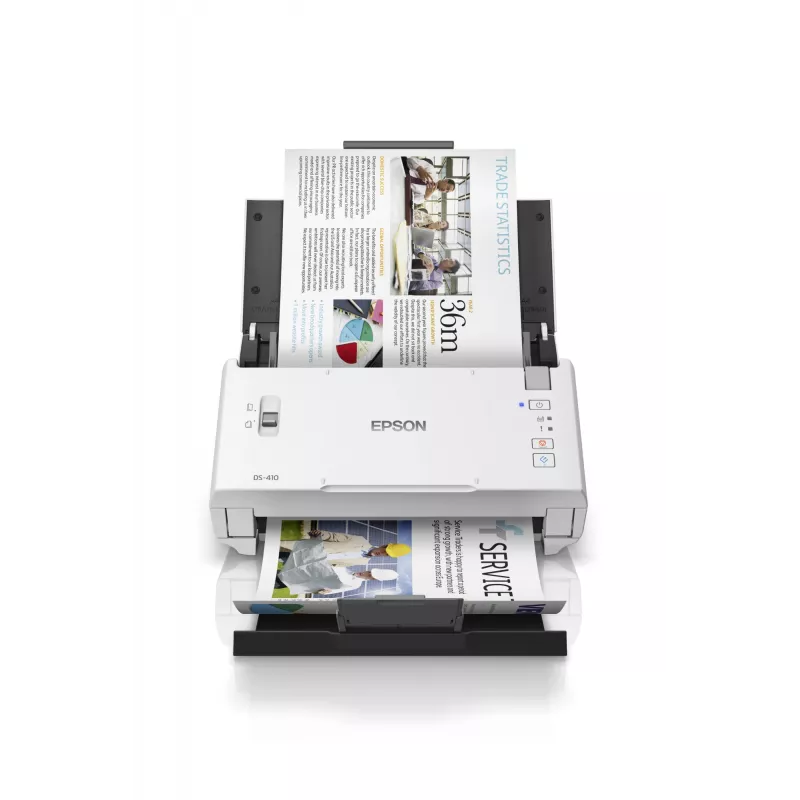 Epson WorkForce DS-410 lakštinis skaitytuvas 600 x 600 DPI A4 juoda, balta