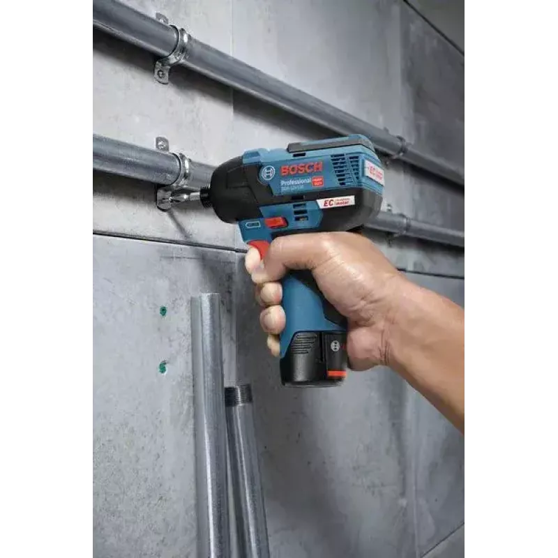 Bosch 0 601 9E0 005 smūginis veržliasukis 1/4 colio 3100 aps./min. 110 N⋅m Juoda, Mėlyna 12 V