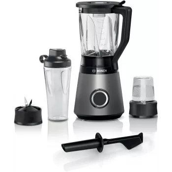 Bosch Serie 4 MMB6177S blenderis 1,5 L Stalo blenderis 1200 W Juoda, Sidabrinė