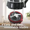 Bosch Serie 4 MMB6177S blenderis 1,5 L Stalo blenderis 1200 W Juoda, Sidabrinė