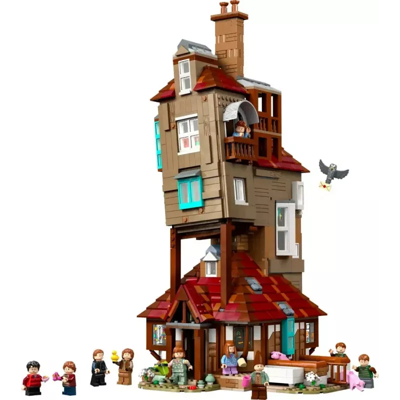 LEGO Harry Potter The Burrow Collectors Edition 76437 statybos rinkinys, 2405 dalys, 10 minifigūrėlių, 460×250×230 mm