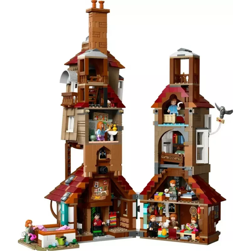 LEGO Harry Potter The Burrow Collectors Edition 76437 statybos rinkinys, 2405 dalys, 10 minifigūrėlių, 460×250×230 mm