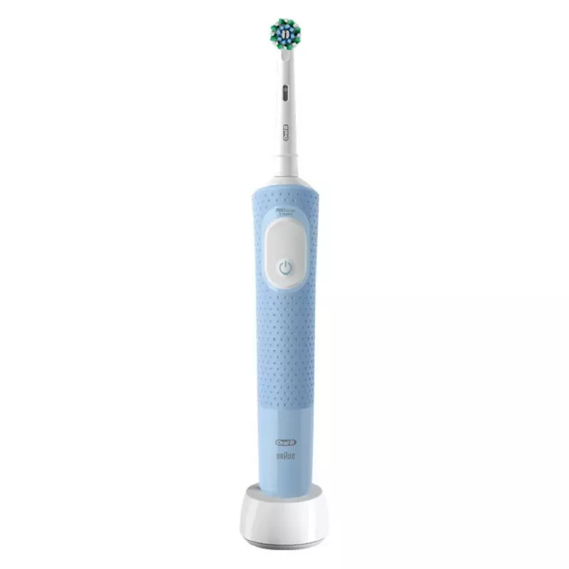 Oral-B Vitality Pro suaugusiųjų besisukantis-svyruojantis dantų šepetėlis pilkas, baltas