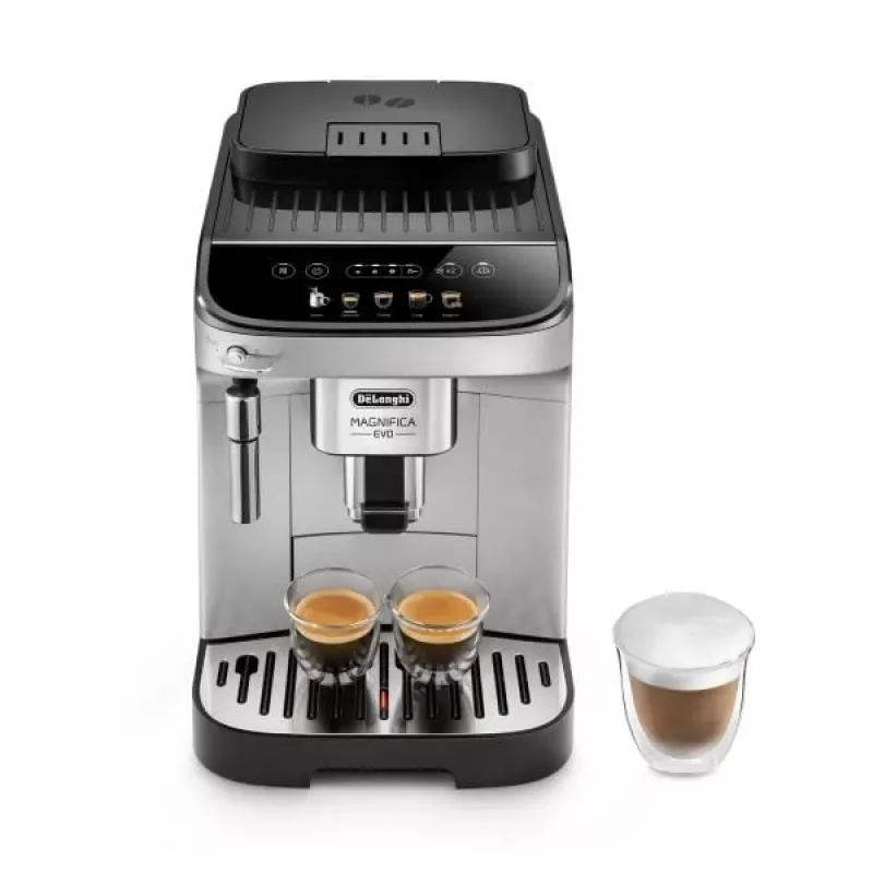 Kombinuotas espreso aparatas De’Longhi Magnifica ECAM290.31.SB — 1,8 L vandens talpa, 250 g pupelių talpykla, 15 barų, 2 puodeliai