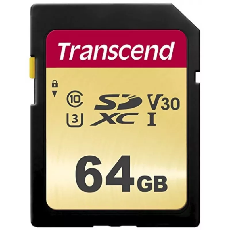 „Transcend“ 64 GB SDXC UHS-I 500S atminties kortelė