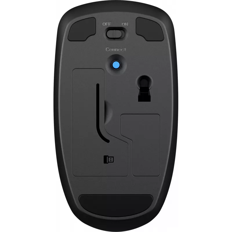 HP Wireless Mouse X200, ambidekstrinė, optinė, RF belaidė, 1600 DPI, juoda