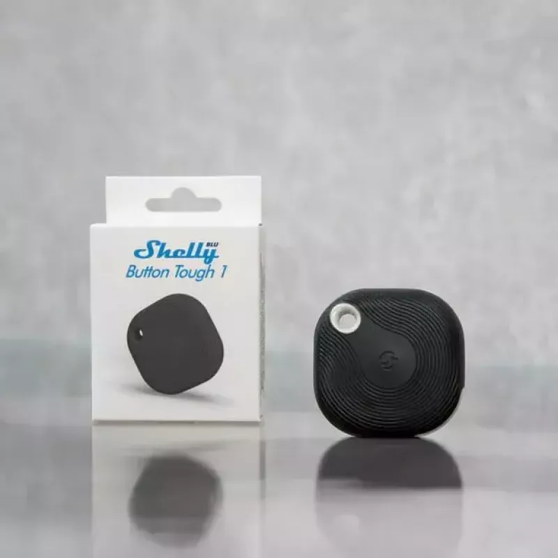 Išmanusis mygtukas Shelly BLU Button Tough 1 Juoda Plastikas 3V CR2032
