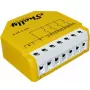 Smart Switch Shelly Qubino Wave i4 DC Geltonas Belaidis 5-24V