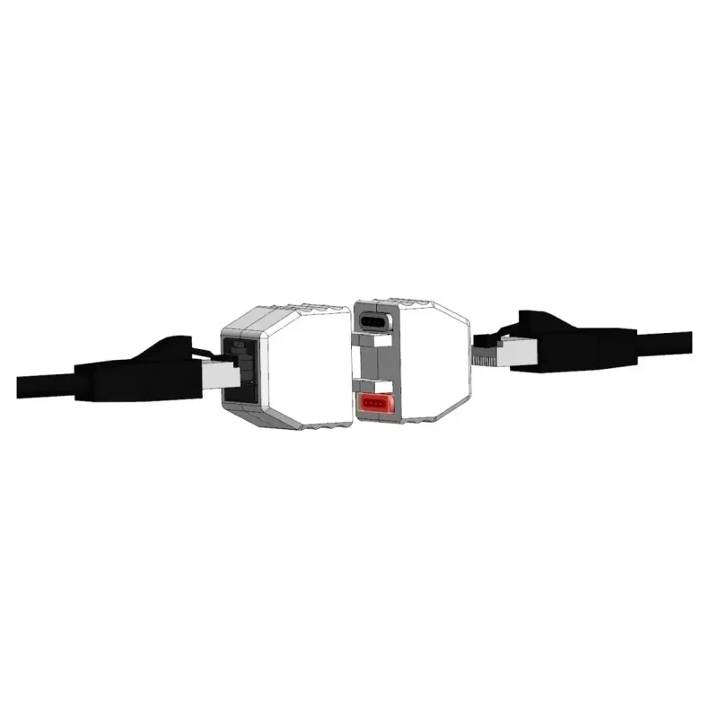 ALLNET ALL-RJ45-MAGNET sąsajos plokštės / adapteris RJ-45 Balta 90W