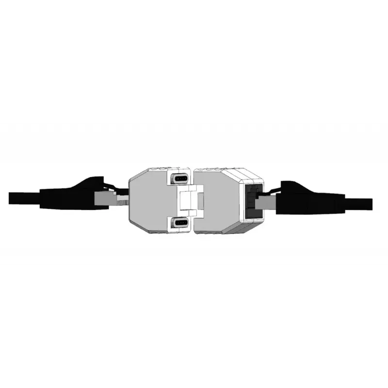 ALLNET ALL-RJ45-MAGNET sąsajos plokštės / adapteris RJ-45 Balta 90W