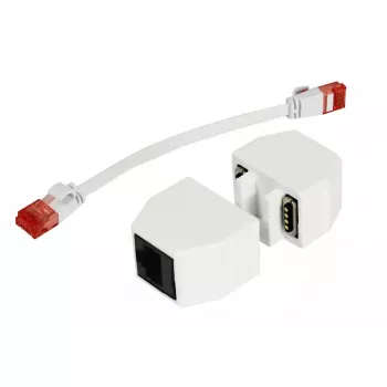 ALLNET ALL-RJ45-MAGNET sąsajos plokštės / adapteris RJ-45 Balta 90W