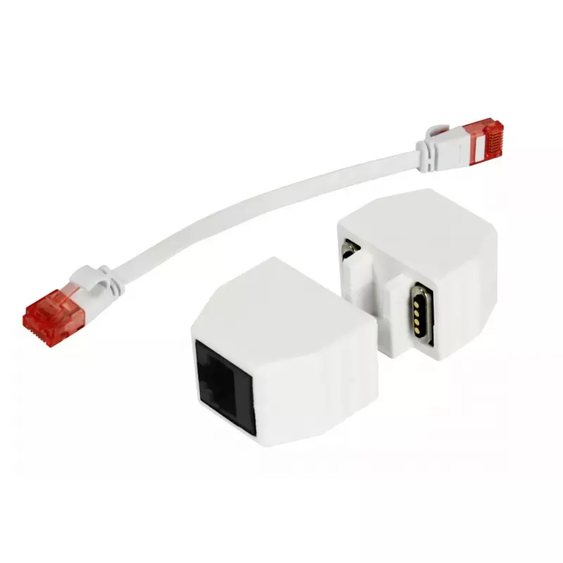 ALLNET ALL-RJ45-MAGNET sąsajos plokštės / adapteris RJ-45 Balta 90W