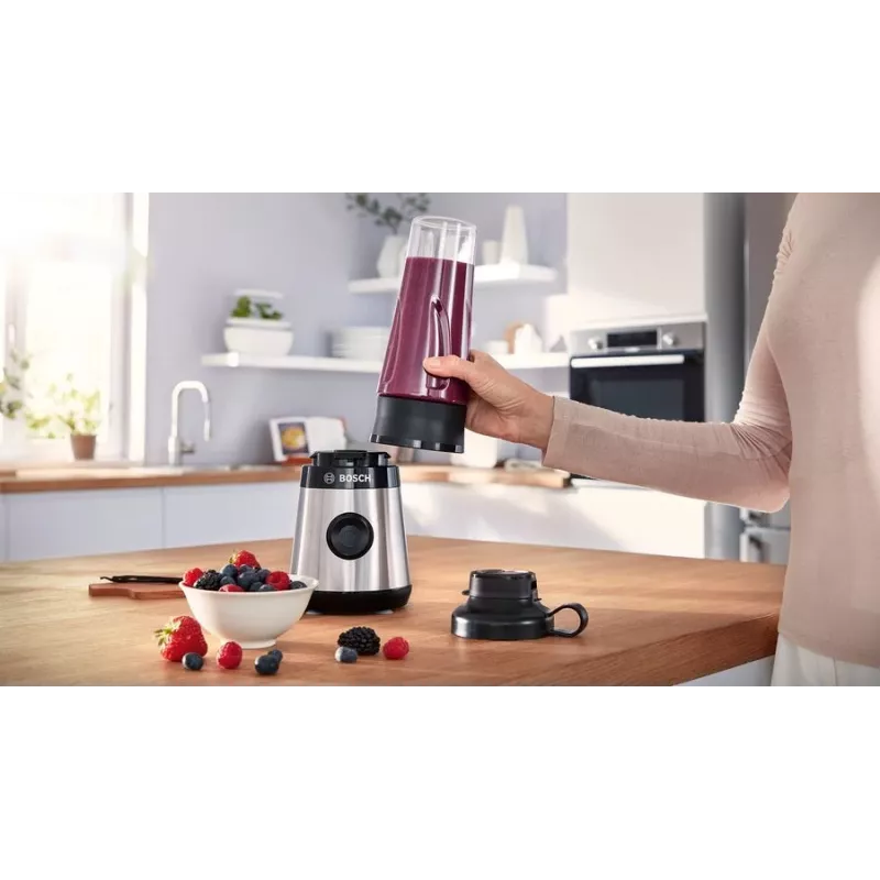 Bosch VitaPower MMB2111M plaktuvas 0,6 L Stacionarinis plaktuvas 450 W Nerūdijantis plienas