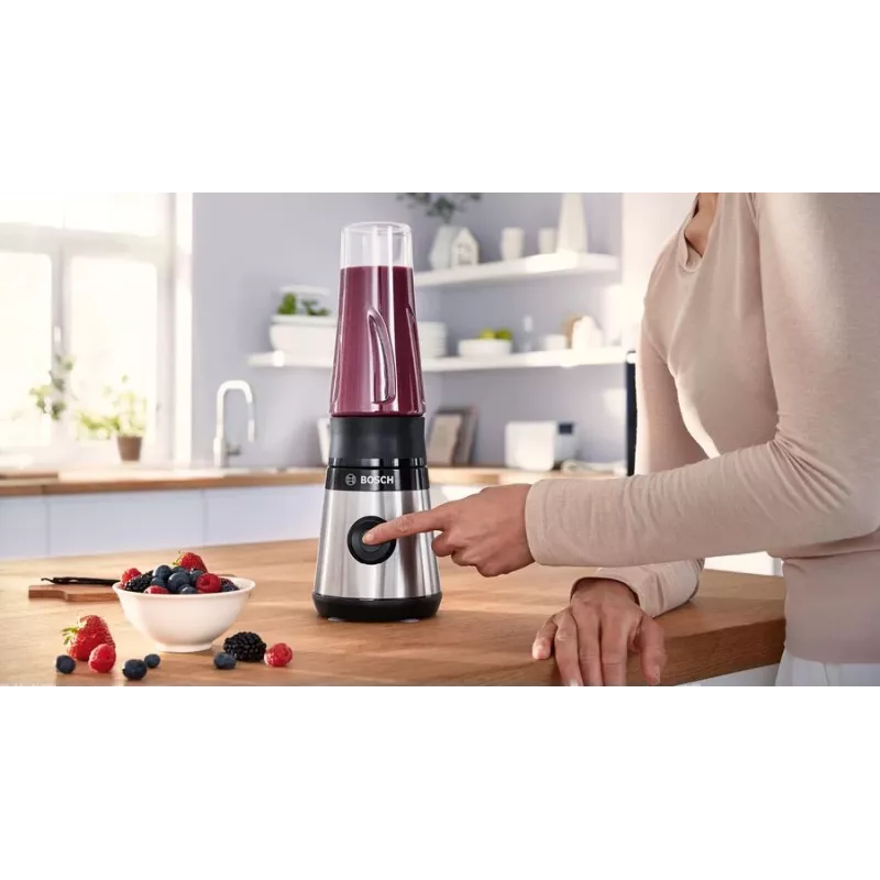 Bosch VitaPower MMB2111M plaktuvas 0,6 L Stacionarinis plaktuvas 450 W Nerūdijantis plienas