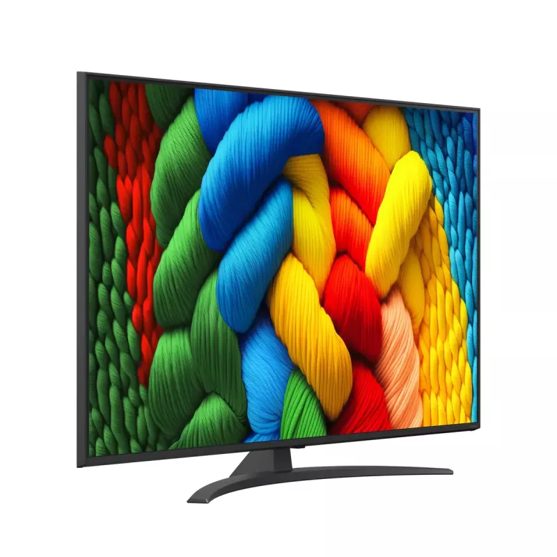 LG NanoCell AI 55NANO81A6A 139,7 cm (55 colių) 4K Ultra HD išmanusis televizorius su „Wi-Fi“, juodos spalvos