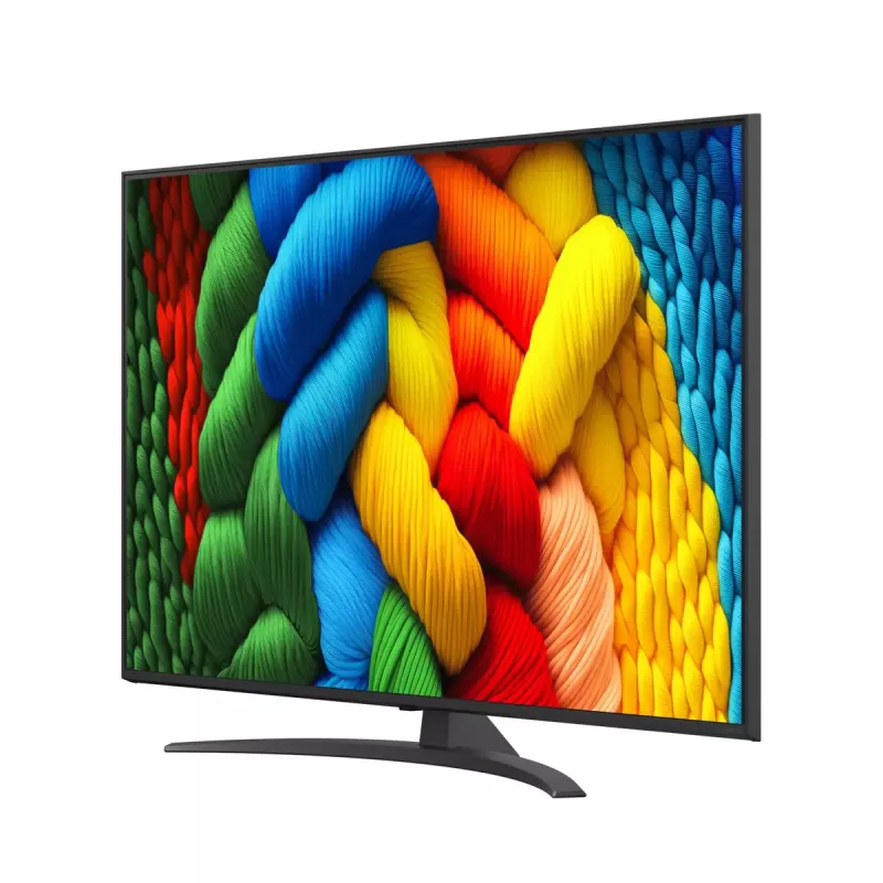 LG NanoCell AI 55NANO81A6A 139,7 cm (55 colių) 4K Ultra HD išmanusis televizorius su „Wi-Fi“, juodos spalvos