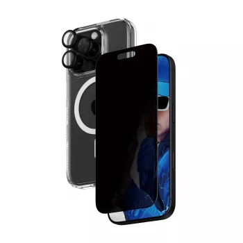 PanzerGlass 3-in-1 privatumo apsaugos rinkinys iPhone '24 6,3 colio Pro