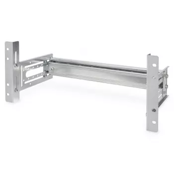DIGITUS DIN bėgių laikiklis, 4U, 178x483x223 mm, cinkuotas plienas, su DIN bėgiu, keičiamas gylis ir aukštis