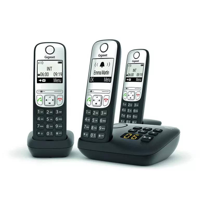 UNIFY GIGASET OPENSTAGE Belaidis telefonas A690 A Trio juodas
