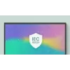 BenQ RE6504 interaktyvus plokščiasis ekranas 165,1 cm (65 coliai) 450 cd/m² 4K Ultra HD juoda, pilka Liečiamasis ekranas Integruotas procesorius Android