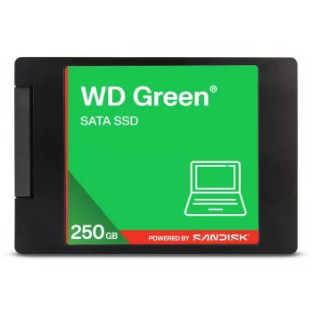 WESTERN DIGITAL SSD - WD Green - 250 GB - SATA 6 Gb/s - 2,5 col. / 7 mm korpuse