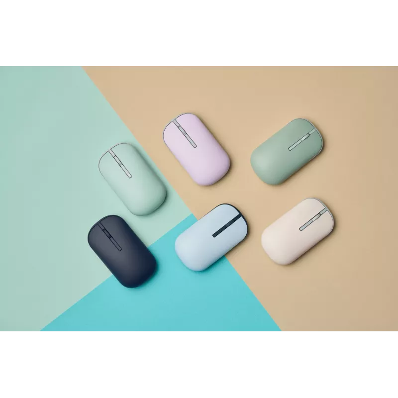 ASUS Marshmallow MD100 pelė, skirta biurui, abiem rankoms, RF belaidė + Bluetooth optinė, 1600 DPI