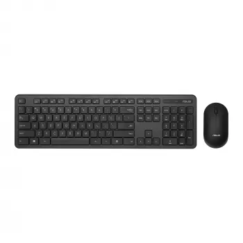 ASUS CW100 klaviatūra Pelė įskaičiuota Universal RF belaidė + USB Juoda