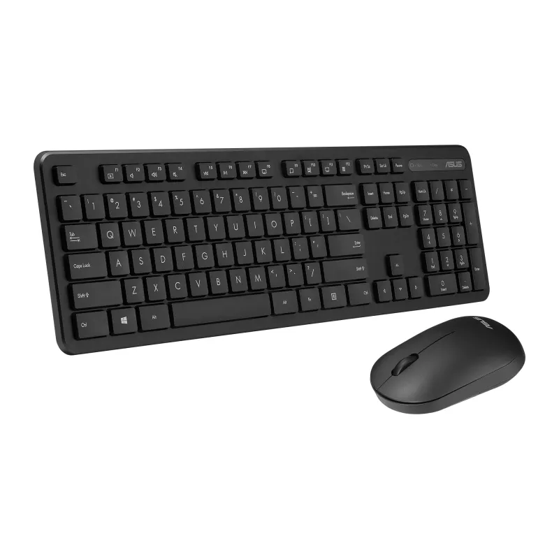 ASUS CW100 klaviatūra Pelė įskaičiuota Universal RF belaidė + USB Juoda