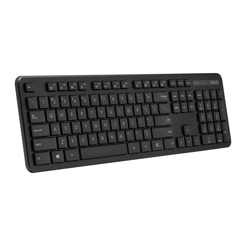 ASUS CW100 klaviatūra Pelė įskaičiuota Universal RF belaidė + USB Juoda
