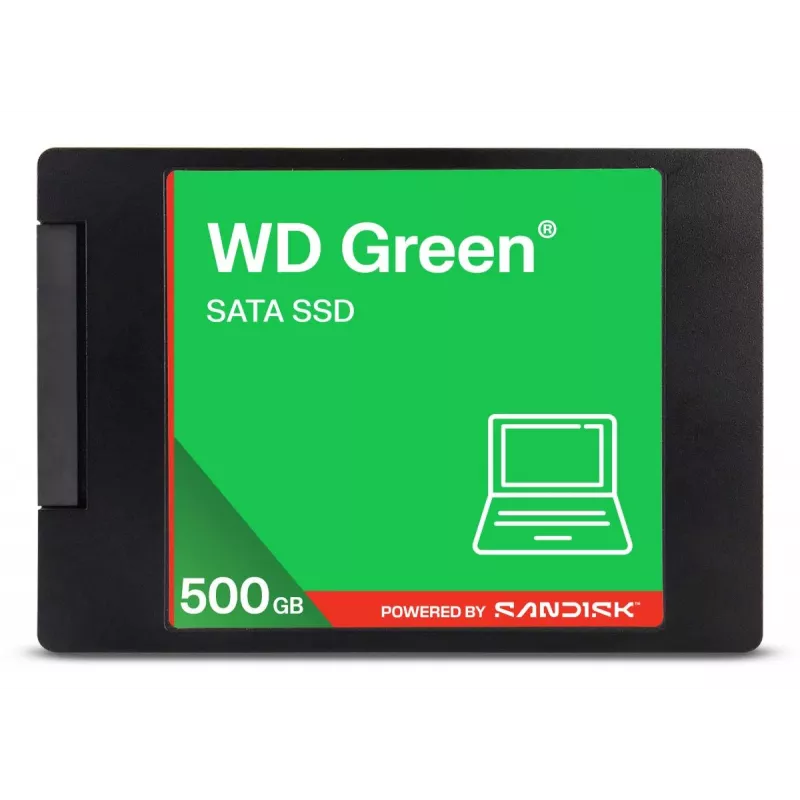 WESTERN DIGITAL SSD - WD Green - 500 GB - SATA 6 Gb/s - 2,5 colio / 7 mm korpuse