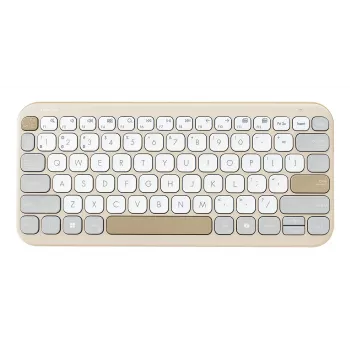 ASUS Marshmallow KW100 belaidė klaviatūra Bluetooth QWERTZ smėlio, pilkos, baltos spalvos
