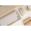 ASUS Marshmallow KW100 belaidė klaviatūra Bluetooth QWERTZ smėlio, pilkos, baltos spalvos