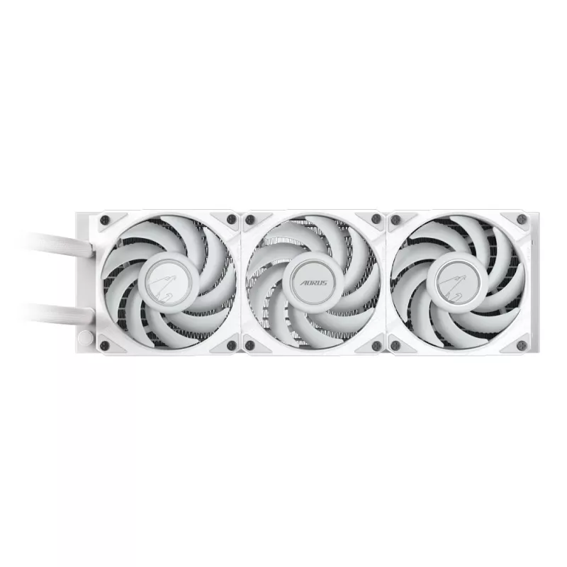 GIGABYTE AORUS WATERFORCE II 360 ICE AIO skysčio aušintuvas procesoriui - 3x120mm ARGB ventiliatoriai, slankiojantis blokavimo mechanizmas, DAISY-CHAIN, suderinamas su Intel LGA 1851 ir AMD AM5