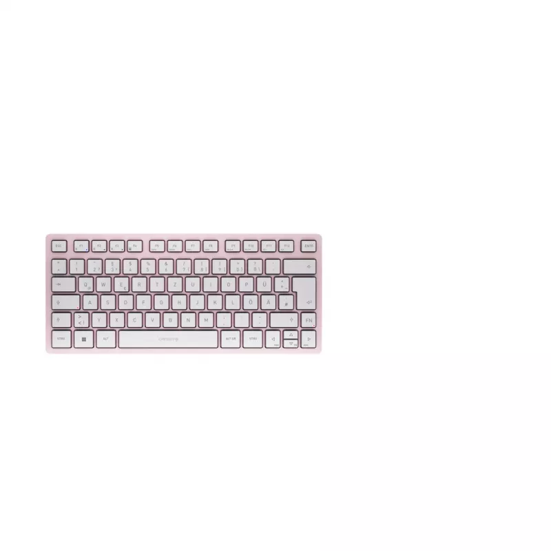 CHERRY KW 7100 MINI BT klaviatūra Universal Bluetooth QWERTZ vokiška rožinė
