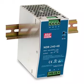 D-Link 240W universalus kintamosios srovės įėjimas / pilno diapazono DIN maitinimo šaltinis