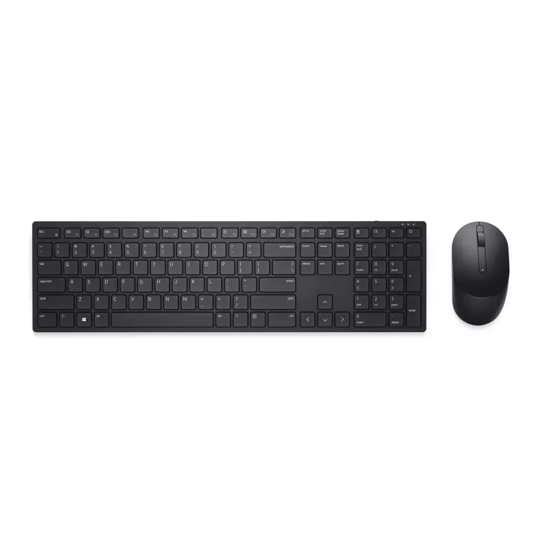 DELL Pro klaviatūra ir pelė - KM5221W - US International (QWERTY) - Juoda